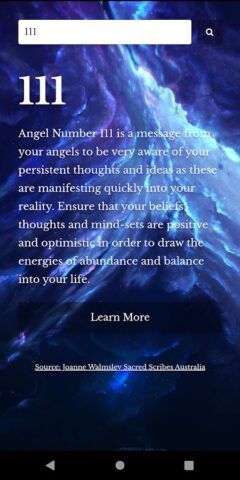 Angel Numbers Numerology для Android — скриншот 2
