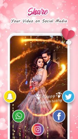 Anniversary Video Maker для Android — скриншот 5