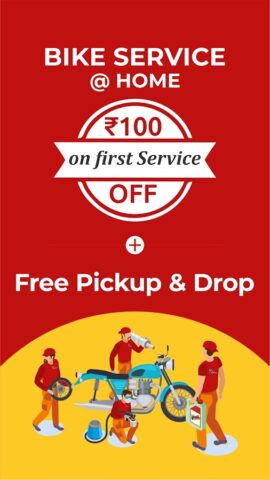Apna Mechanic Bike Service App для Android — скриншот 1