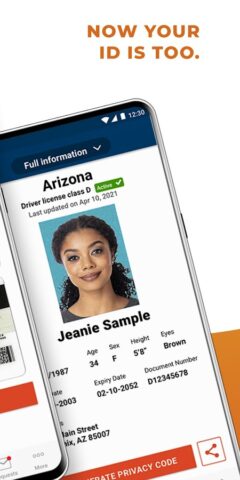 Arizona Mobile ID для Android — скриншот 2
