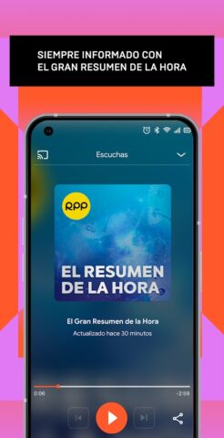Audioplayer Radio Perú en vivo для Android — скриншот 3