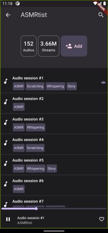 Audiogasm for Soundgasm для Android — скриншот 1