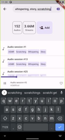 Audiogasm for Soundgasm для Android — скриншот 4