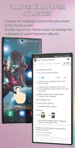 Auto Change Wallpaper для Android — скриншот 4