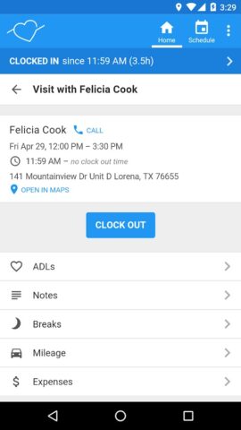 AxisCare Mobile для Android — скриншот 2