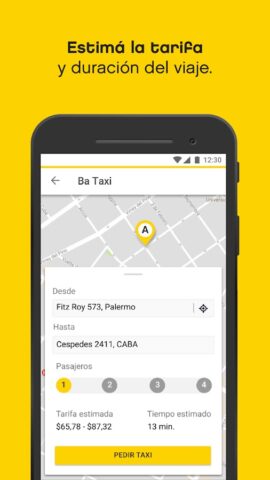BA Taxi для Android — скриншот 1