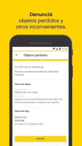 BA Taxi для Android — скриншот 3