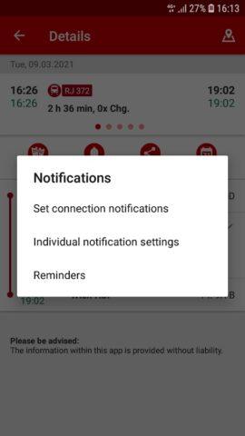 ÖBB Scotty для Android — скриншот 4