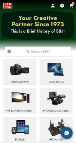 B&H Photo Video для Android — скриншот 1