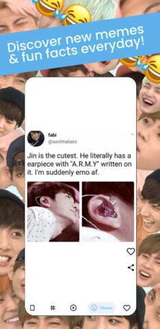 BTS AIO Wallpaper Status Video для Android — скриншот 4