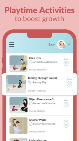Baby Development & Parenting для Android — скриншот 3
