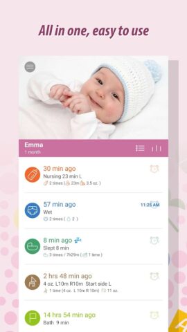 Baby Tracker для Android — скриншот 1