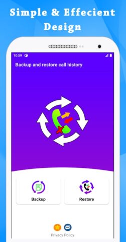 Backup & Restore Call History для Android — скриншот 3