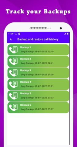 Backup & Restore Call History для Android — скриншот 5