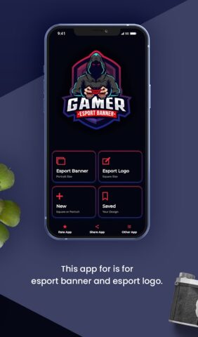 Banner Esport Maker for Gaming для Android — скриншот 1