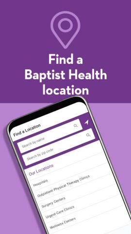 Baptist Health MyHealth для Android — скриншот 3