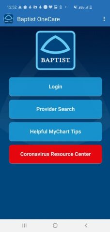 Baptist OneCare для Android — скриншот 5
