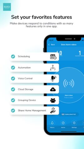 Bardi Smart Home для Android — скриншот 2