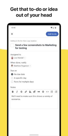Basecamp — Project Management для Android — скриншот 3