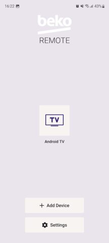 Beko TV Remote для Android — скриншот 1