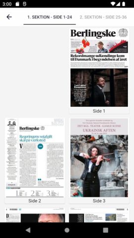 Berlingske e-avis для Android — скриншот 4