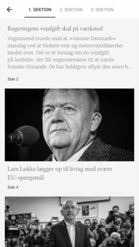Berlingske e-avis для Android — скриншот 5