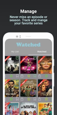 BingeWatch для Android — скриншот 3