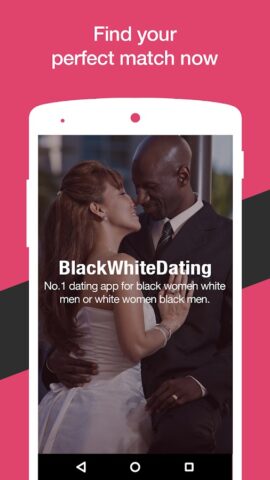 Black White Interracial Dating для Android — скриншот 1