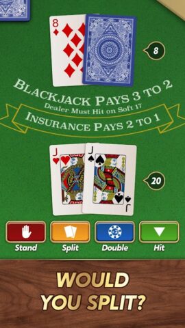 Blackjack для Android — скриншот 5