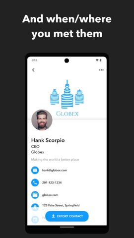 Blinq: Digital Business Card — скриншот 5