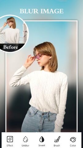 Blur photo: Background changer для Android — скриншот 1