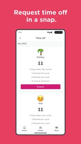 Bob HR для Android — скриншот 4