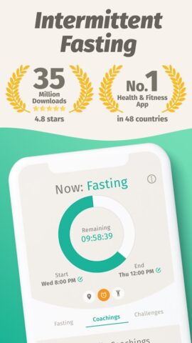 BodyFast Прерывистое голодание для Android — скриншот 1