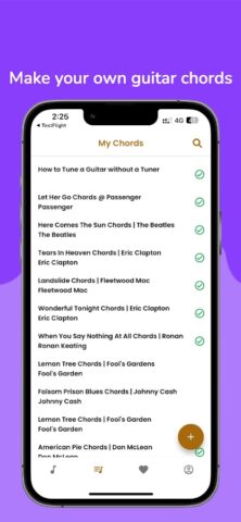 Bollywood Songs Guitar Chords для Android — скриншот 2