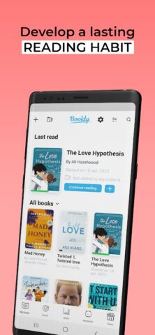 Bookly — Book Tracker Library для Android — скриншот 1