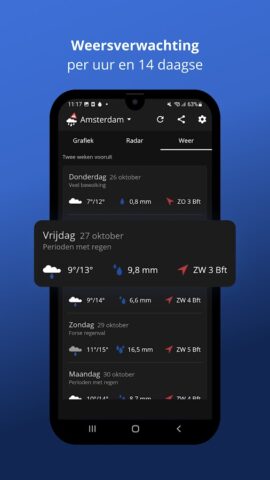 Buienalarm: Weer & Regenradar для Android — скриншот 5