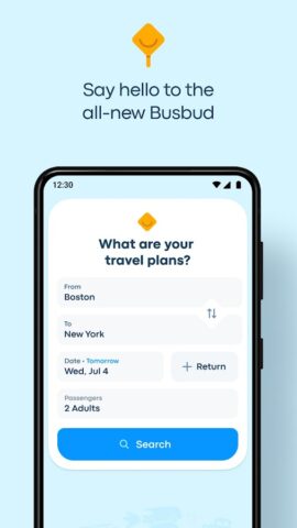Busbud: Bus & Train Tickets для Android — скриншот 1