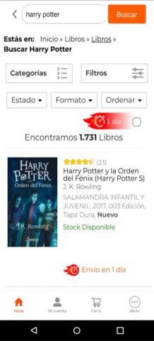 Buscalibre для Android — скриншот 3