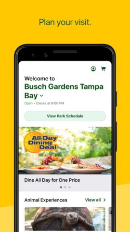 Busch Gardens для Android — скриншот 1