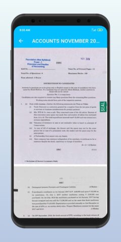 CA Foundation Question Papers для Android — скриншот 3