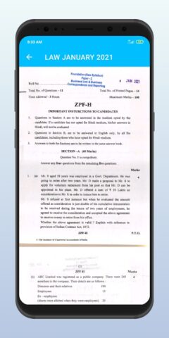 CA Foundation Question Papers для Android — скриншот 5