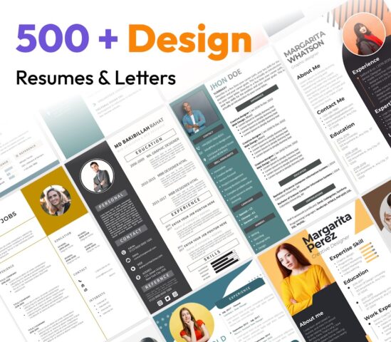 CV Maker & Resume PDF Convert для Android — скриншот 2