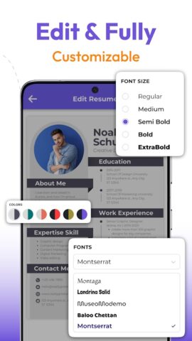 CV Maker & Resume PDF Convert для Android — скриншот 4