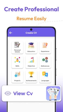 CV Maker & Resume PDF Convert для Android — скриншот 5