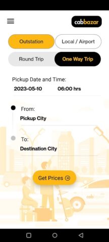 CabBazar — Outstation Taxi для Android — скриншот 2