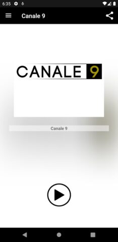 Canale 9 для Android — скриншот 1