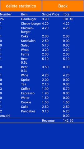 кассовый аппарат для Android — скриншот 4