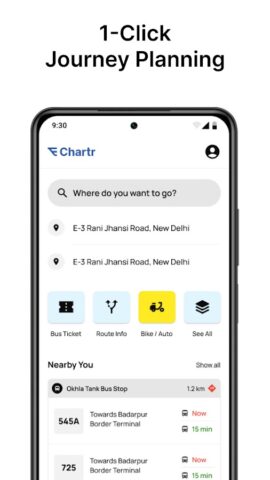 Chartr — Tickets, Bus & Metro для Android — скриншот 2