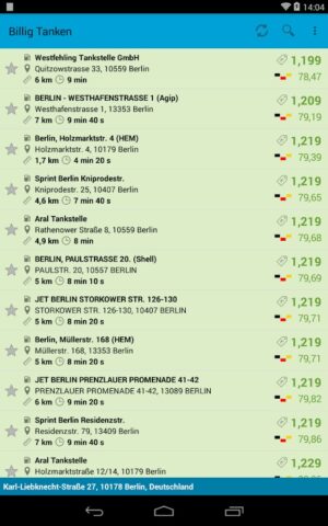 Cheap Refuel для Android — скриншот 5