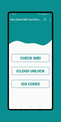 Check IMEI and iCloud Unlock для Android — скриншот 1